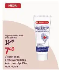 Rossmann Krem do stóp z kompleksem antygrzybicznym Cleanhands oferta