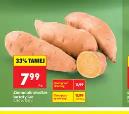 Biedronka Ziemniaki słodkie bataty oferta