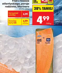 Biedronka Marinero Filet z łososia oferta