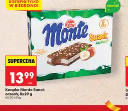 Biedronka Kanapka Monte Snack orzech oferta
