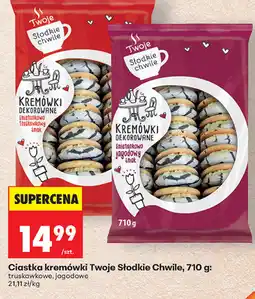 Biedronka Twoje Słodkie Chwile Ciastka kremówki oferta