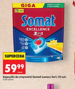 Biedronka Somat Kapsułki do zmywarki oferta