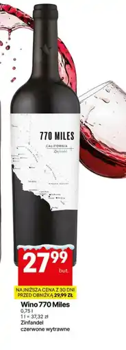Delikatesy Centrum Wino wytrawne 770 Miles oferta