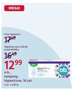 Rossmann Tampony O.b oferta