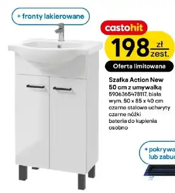 Szafka z umywalką Action