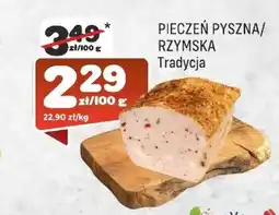 Społem Pieczeń rzymska Pyszna oferta