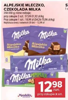 Stokrotka Market Alpejskie Mleczko, czekolada MILKA oferta
