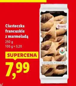 Lidl Ciasteczka francuskie z marmoladą oferta