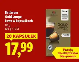 Lidl Bellarom Gold Lungo, kawa w kapsułkach oferta