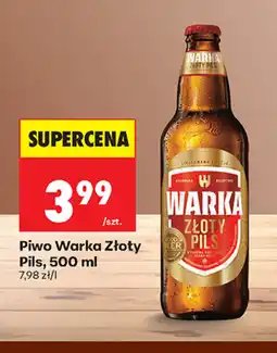 Biedronka Piwo Warka Złoty Pils oferta