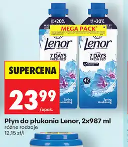Biedronka Płyn do płukania Lenor oferta