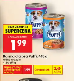 Biedronka Puffi karma dla psa oferta