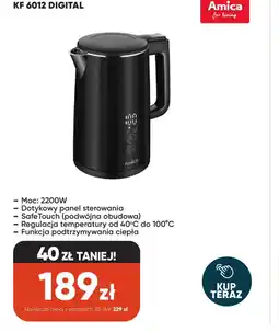 Max Elektro Amica Czajnik elektryczny KF 6012 Digital oferta