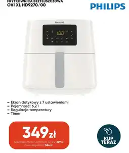 Max Elektro Philips Frytkownica beztłuszczowa Ovi XL HD9270/00 oferta
