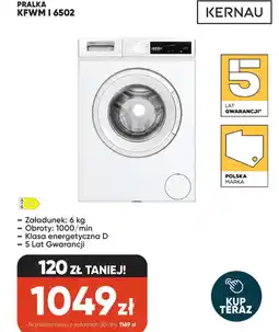 Max Elektro Pralka Kernau KFWM I 6502 oferta