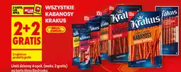 Biedronka Kabanosy KRAKUS 2+2 oferta