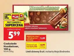 Biedronka CZEKOLADA NUSSBEISSER 100 G oferta