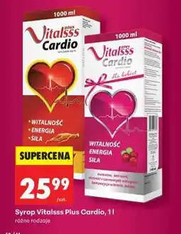 Biedronka Syrop Vitalsss Plus Cardio, 1l oferta