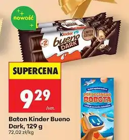 Biedronka Baton Kinder Bueno Dark, 129 g oferta