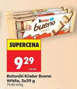 Biedronka Batoniki Kinder Bueno White, 3x39 g oferta