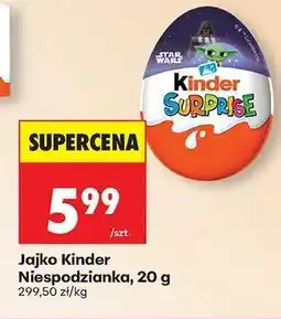 Biedronka Jajko Kinder Niespodzianka 20 g oferta