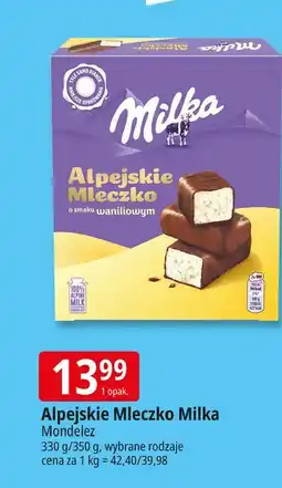 E.Leclerc Czekoladki waniliowe Milka Alpejskie Mleczko oferta