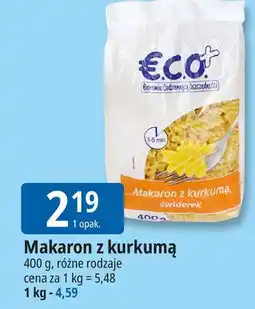 E.Leclerc Makaron z kurkumą nitki Eco+ oferta
