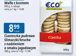 E.Leclerc Ciastka kruche z nadzieniem jabłkowo-jagodowym Eco+ oferta