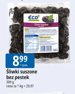 E.Leclerc Śliwki suszone Eco+ oferta