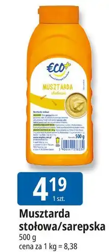 E.Leclerc Musztarda stołowa Eco+ oferta