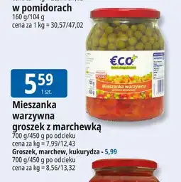E.Leclerc Mieszanka warzywna groszek + marchewka kukurydza Eco+ oferta