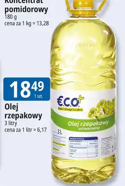 E.Leclerc Olej uniwersalny rzepakowy Eco+ oferta