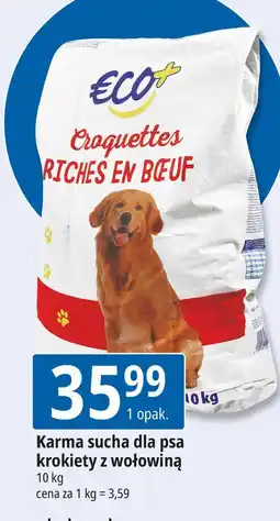 E.Leclerc Karma sucha dla psa wołowina Eco+ oferta