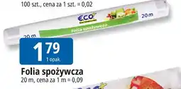 E.Leclerc Folia spożywcza 20 m Eco+ oferta