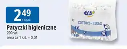 E.Leclerc Patyczki higieniczne Eco+ oferta