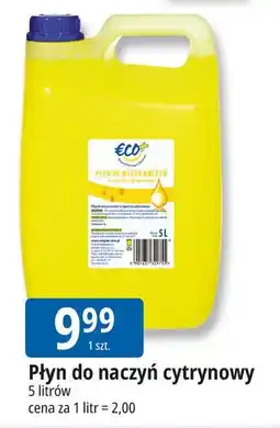 E.Leclerc Płyn do mycia naczyń cytrynowy Eco+ oferta