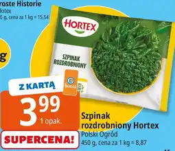 E.Leclerc Szpinak rozdrobniony Hortex oferta
