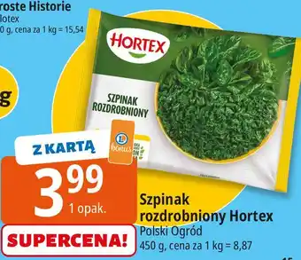 E.Leclerc Szpinak rozdrobniony Hortex oferta