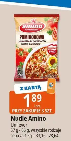 E.Leclerc Zupa pomidorowa z kawałkami pomidorów i natką pietruszki Amino oferta