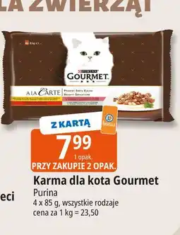 E.Leclerc Karma dla kota chef's recipes Purina Gourmet A La Carte oferta