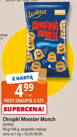 E.Leclerc Chrupki original Lorenz Monster Munch oferta