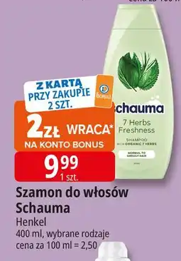 E.Leclerc Szampon do włosów ziołowy Schauma 7 Herbs oferta