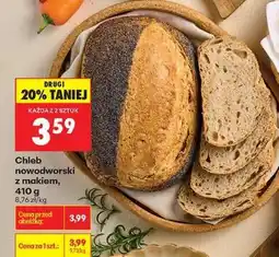 Biedronka Chleb nowodworski z makiem, 410 g oferta