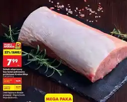 Biedronka Schab wieprzowy bez kości pakowany próżniowo Kraina Mięs oferta
