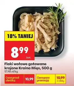 Biedronka Flaki wołowe gotowane krojone Kraina Mies 500 g oferta