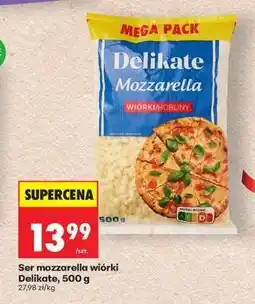 Biedronka Ser mozzarella wiórki Delikate, 500 g oferta