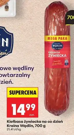 Biedronka Kiełbasa żywiecka na co dzień Kraina Wędlin, 700 g oferta