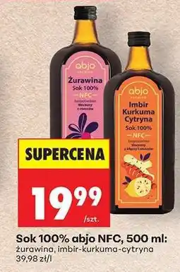 Biedronka Sok 100% abjo NFC, 500 ml oferta