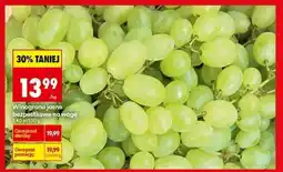 Biedronka Winogrono jasne bezpestkowe na wagę oferta