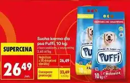 Biedronka Sucha karma dla psa Puffi, 10 kg oferta